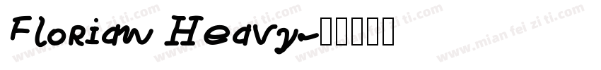 Florian Heavy字体转换